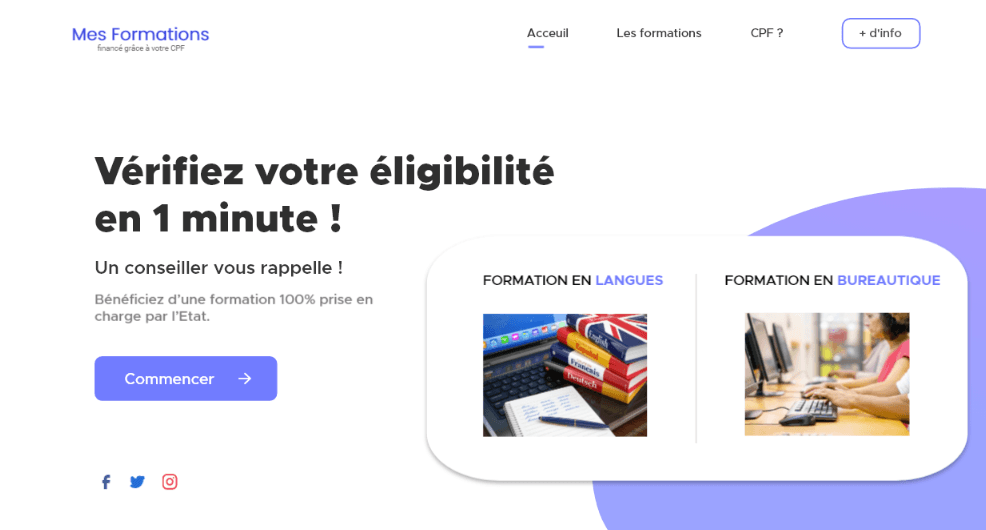 Formation CPF — Éligibilité
