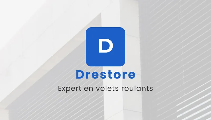 Carte de visite Drestore — Expert en volets roulants — verso