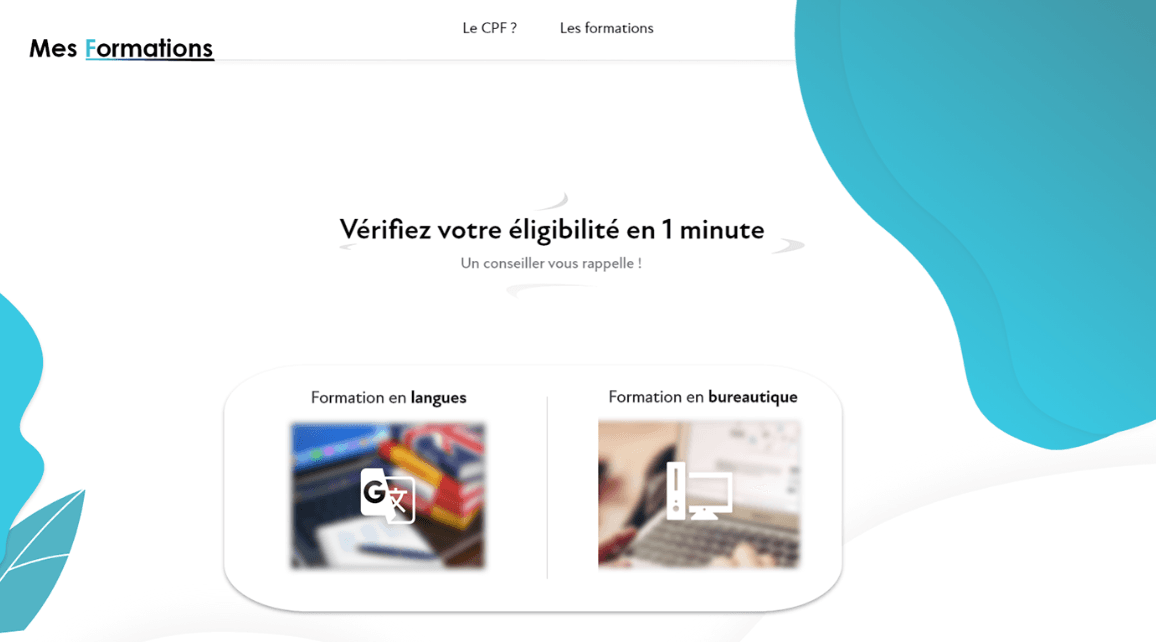 CPF — Bilan de Compétences